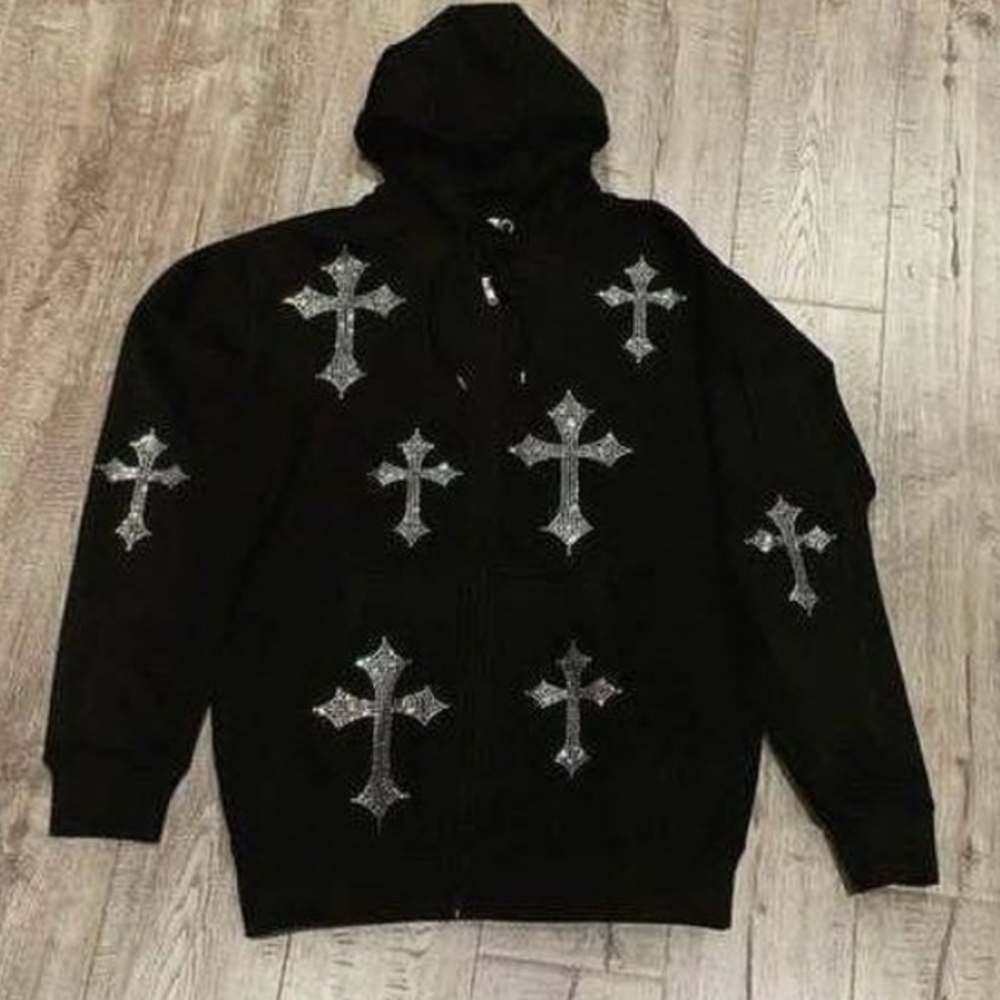 Sweater black and silver color